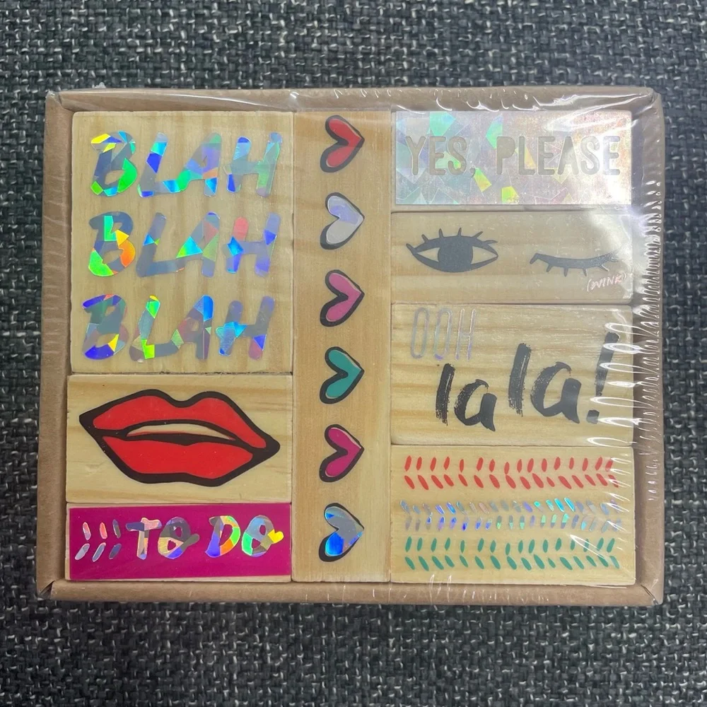 Lot of Winks & Kisses *Stamp Set *Notepad *To Do List *Note Cards Envs *Stickers - Picture 2 of 7